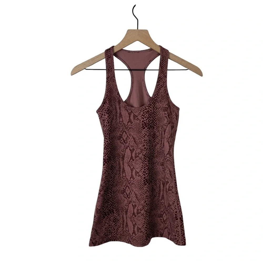 Lululemon Cool Racerback Tank Desert Snake Bark Berry